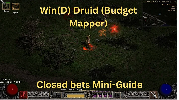 Pd2 S12 Closed Beta Mini Guide/Showcase - Win(D) Druid