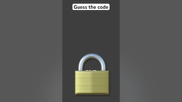 Guess the code #code #guess #lock #shorts