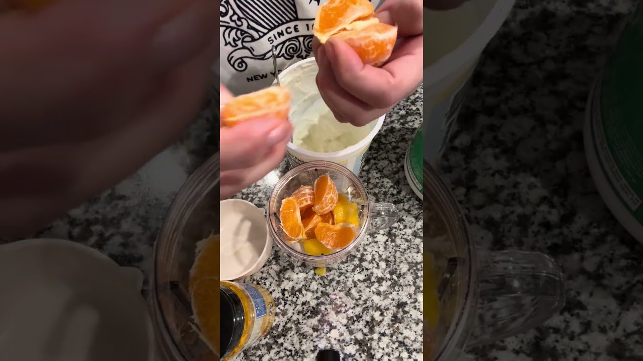 Creamsicle protein shake with kick