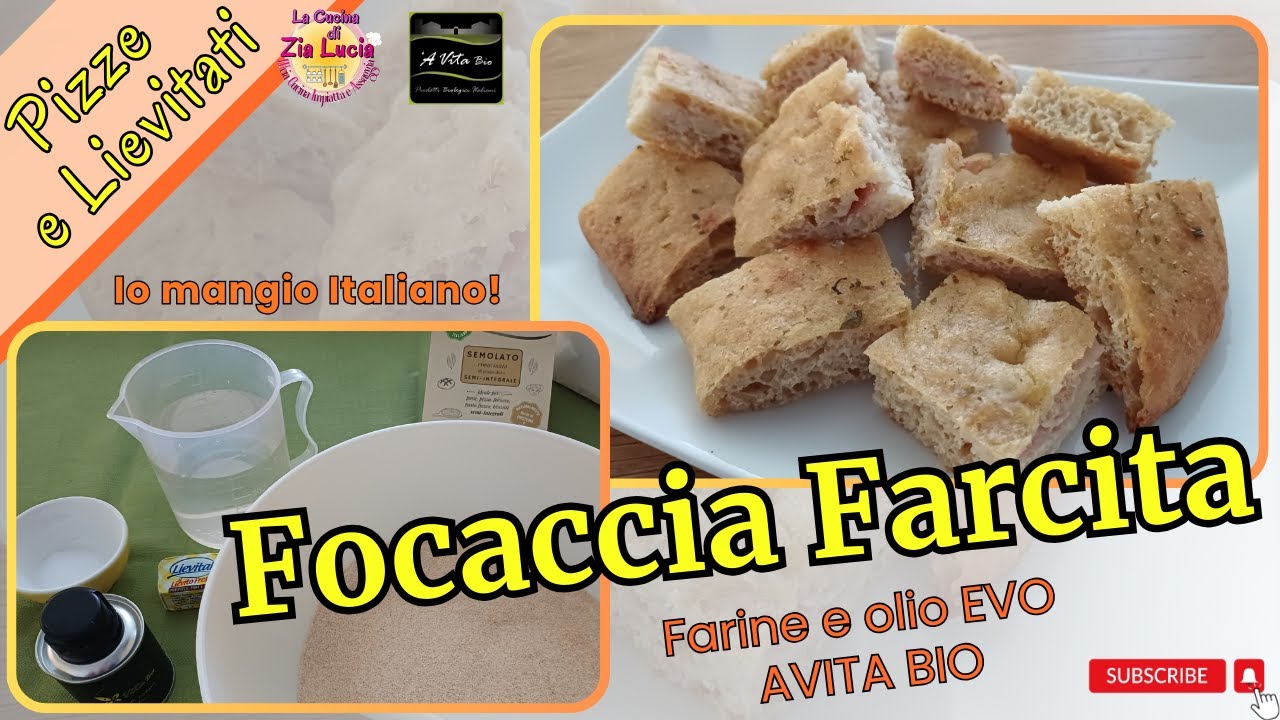 Azienda Agricola A VITA BIO - Focaccia farcita morbida e delicata