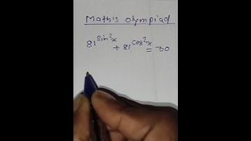 Trigonometry Olympiad problem || somravti maths Olympiad #aducational #targetjee