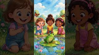 🐸💚 Can You Find the Green Frog? 🌿🌈
