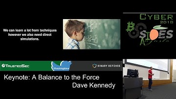 BSidesAugusta 2018 - Keynote: David Kennedy