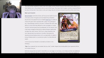 Keyforge Errata - My Thoughts