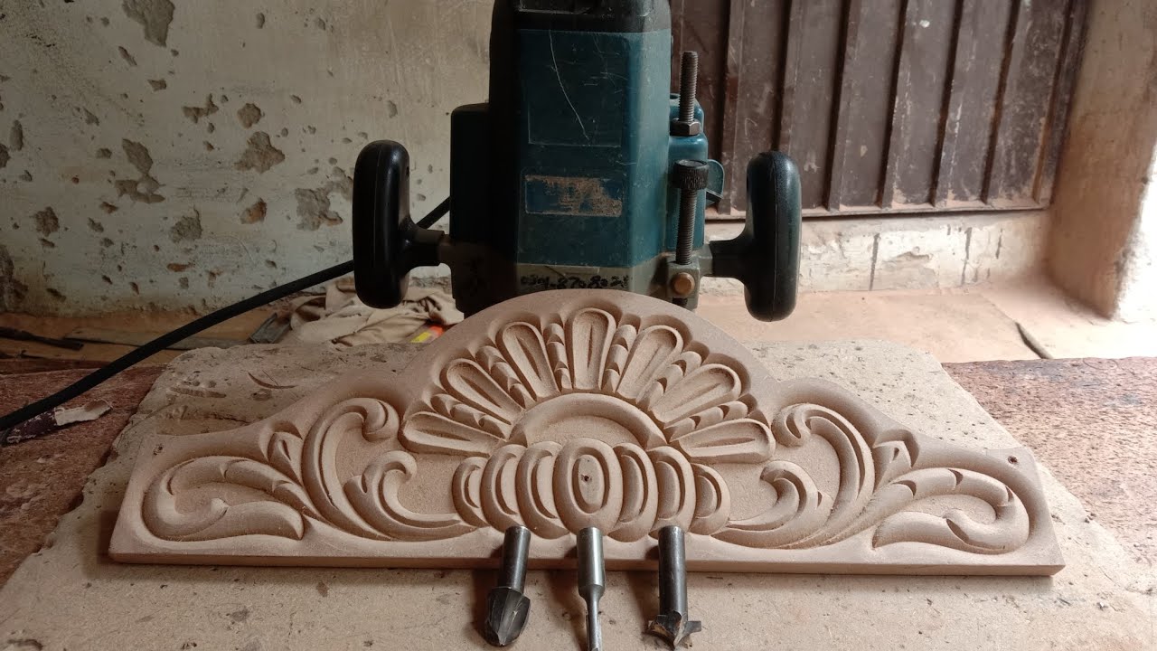 Beautiful wood carving skills wood carving easy design Router