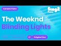 The Weeknd Blinding Lights Piano Karaoke The Weeknd Blinding Lights Piano Karaoke