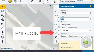 Trimble Access CAD Toolbar Measure Mode