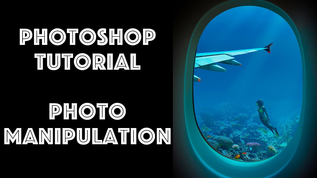 Underwater Airplane | Photo Manipulation Tutorial | Photoshop | MadVision - YouTube