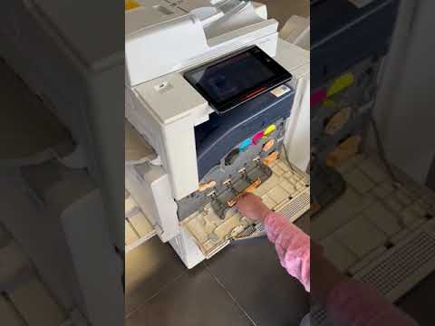 How to clean the drums on your Xerox AltaLink C8045? #howto #xerox #drums #printer  #machine