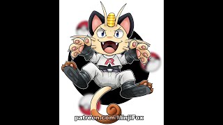 Meowth, That's RIGHT! [Pokemon #timelapse #shorts ]