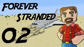 Modded 1.10 Minecraft: Forever Stranded Episode 2:  All This Dying..is NOT Cool!
