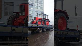 Отгрузили красный трактор МТЗ 82 #трактор #новыйтрактор #мтз