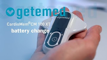 ECG Loop recorder CardioMem CM 100 XT - Tutorial battery change 2/5 english