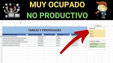 📋  EXCEL PRODUCTIVO: Como Crear una TABLA para PRIORIZAR Tareas con EXITO