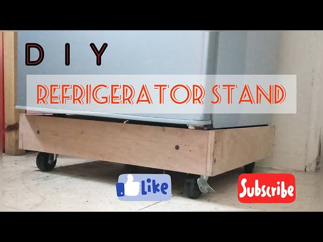 How made a fridge stand 