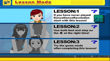 DDRMAX Dance Dance Revolution 6th Mix (USA) (PS2/PCSX2) - Lesson Mode Gameplay (Part 1)
