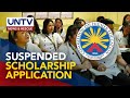 CHED, sinuspinde ang scholarship application para sa mga 1st year student