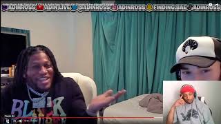 Adin Ross Ask Zias For A Kiss &amp; Acts Sus To Him On Stream &amp; He Almost Leaves REACTION