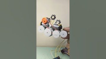 CARA MEMBUAT SISTEM UNIK DAN MIDAH DI TIRU GENERATOR PROTOTYPE MENGGUNAKAN RANGKAIAN GEAR YANG UNIK