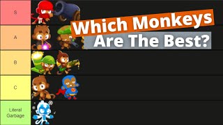 Monkey Tier List - Bloons Pop!