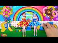 Paper Dolls Dress Up -  Rapunzel Prison Mother vs Daughter Angels Dress - Barbie Story & Crafts