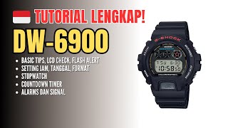 Complete Tutorial on How to Set Up a Casio G-Shock DW-6900 / GShock DW6900 / DW 6900 B. Indonesia