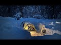 Winter Camping In Crua Insulated Tent With Deep Snow