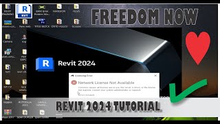 HOW TO GET FREE FROM REVIT 2024 LICENSE ERROR.