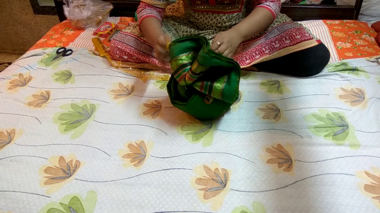 How to make Pagdi using a saree,Wedding Tray Decoration(wedding manager