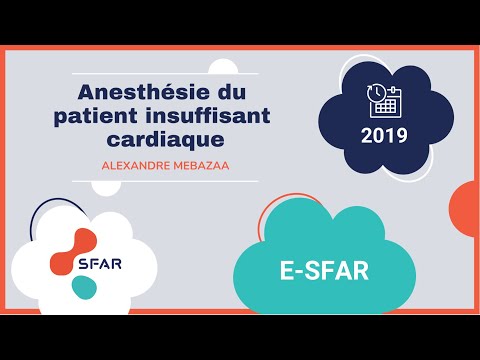 e-sfar 2019 - Anesthésie du patient insuffisant cardiaque