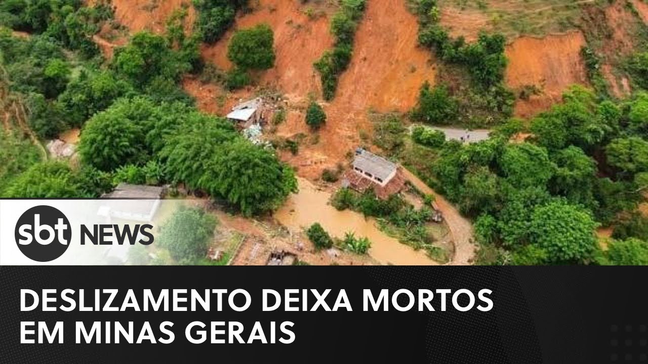 Deslizamento deixa mortos em Minas Gerais