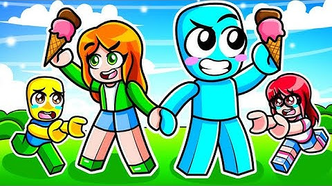 Robamos HELADOS a los NIÑOS en Roblox!
