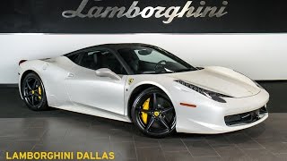 This is a smoke free carfax certified 2010 ferrari 458 italia coupe
equipped with 4.5l 570hp v8 engine and 7-speed f1 automatic sport
shift transmis...