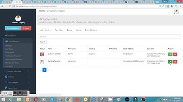 How to Verify,activate Ban  and Set members Role on crea8social sites