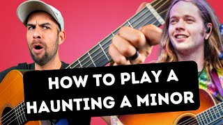 Beginner Bluegrass Guitar - How to Play An A Minor Chord (How to Play Like Billy Strings) 2023