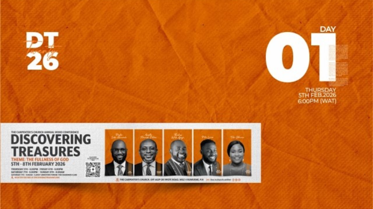 Discovering Treasures 2026 - Day 1 | The Fullness Of God (05-02-2026)