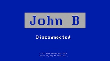 John B - Disconnected