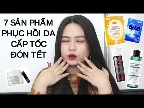 BIYW Diary: #17 TOP 7 SẢN PHẨM PHỤC HỒI DA KHỎE CẤP TỐC ĐÓN TẾT