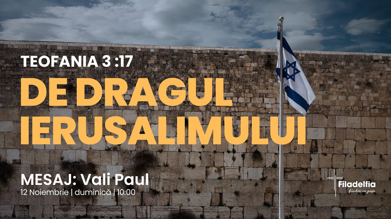 De dragul Ierusalimului | Vali Paul - YouTube