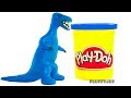 Dinosaurs play doh stop motion trex dinosaur animation tyrannosaurus rex dinosaur toy cars jurassic