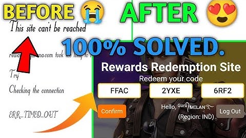 REDEMPTION SITE SERVER DOWN | REDEMPTION SITE PROBLEM। REWARDS SITE। THIS SIDE CAN