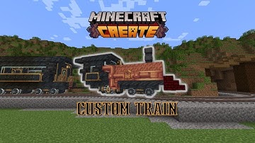 Custom Create Mod Train - Showcase and Build Timelapse