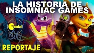 La historia de Insomniac Games
