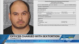 CMPD officer indicted on sextortion charges, facing new charges for slashing tires