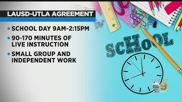 LAUSD, Teachers Union Reach Tentative Deal On Distance Learning; Parent Groups Raise Concerns