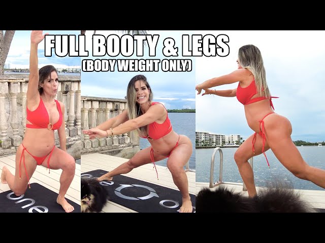 MICHELLE LEWIN: Full Booty and Legs Routine (Body Weight)