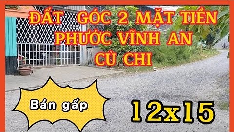 Nhà đất Củ Chi | Lô góc 2 mặt tiền buôn bán gần trung tâm thành Phố Hồ Chí Minh giá 2ty5 #0938534420