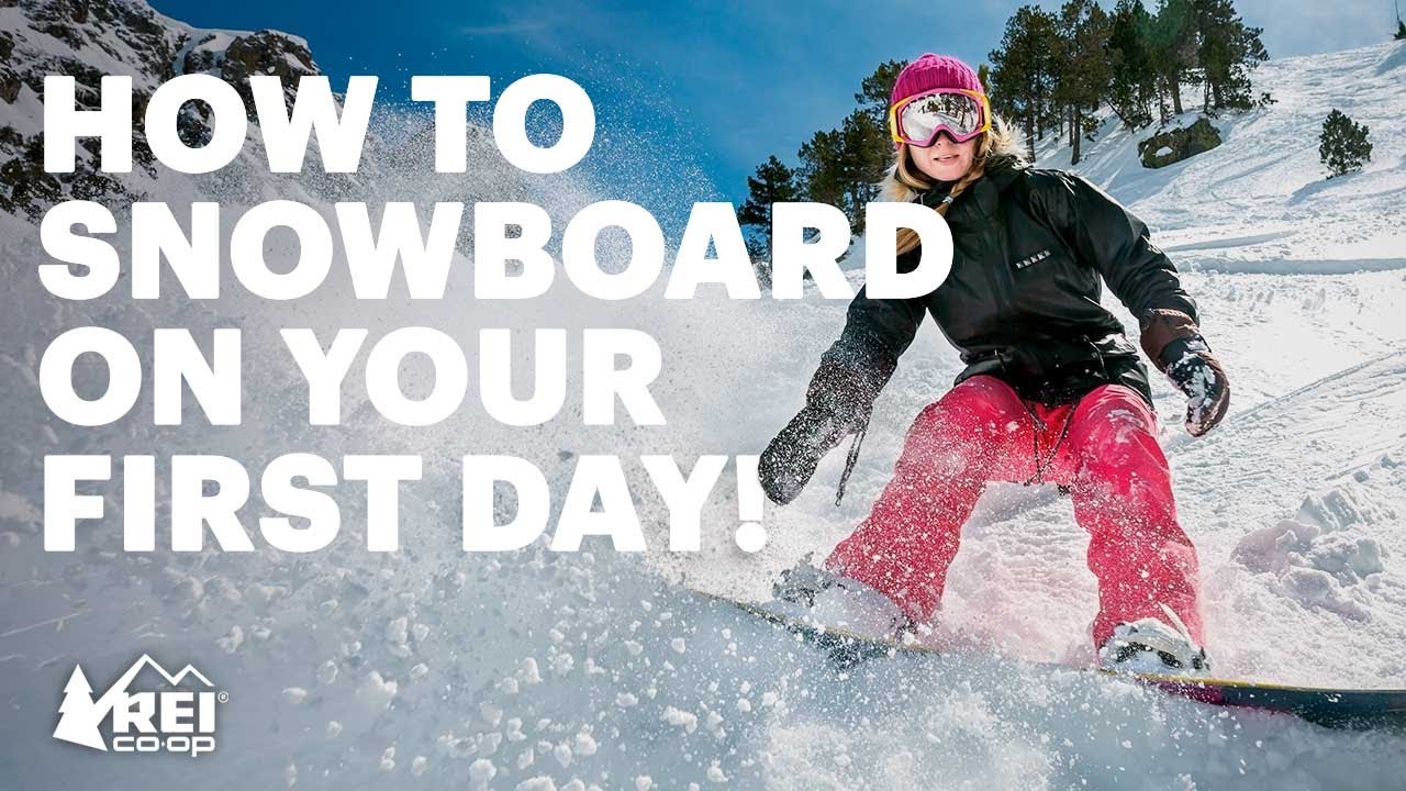 ⁣How to Snowboard - the basics of riding for your first day || REI