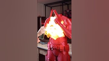 Full Size / Scale #Deadpool & #Wolverine Pistol Sniffing Statue: Entirely 3D Printed #Marvel Gun