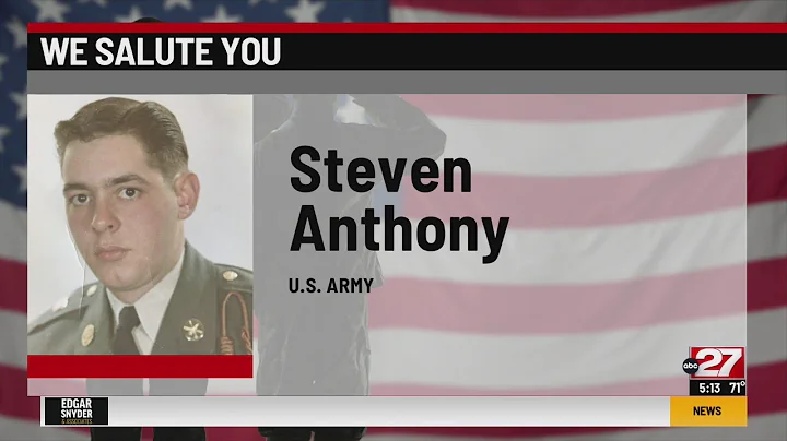 We Salute You: Steven Anthony